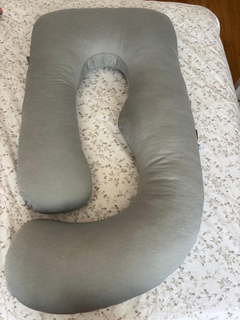 Coussin de grossesse Momcozy, Enlèvement, Comme neuf, Gris
