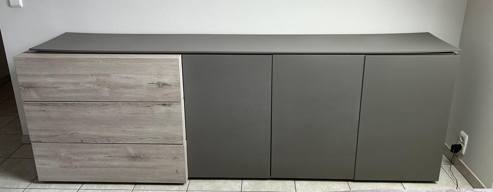 Meuble buffet, Maison & Meubles, 25 à 50 cm, Avec porte(s), 200 cm ou plus, Moins de 100 cm