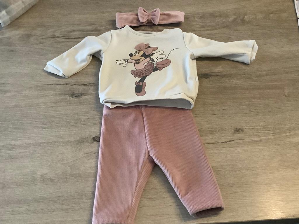 Disney Primark Minnie Mouse 3 delig setje (Maat 62), Meisje, Disney-C&A, Ophalen of Verzenden, Zo goed als nieuw