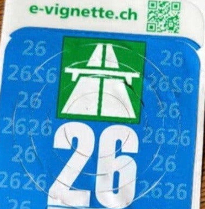 Wegenvignet Zwitserland beschikbaar vanaf 26/07, Tickets & Billets, Vignettes automobiles