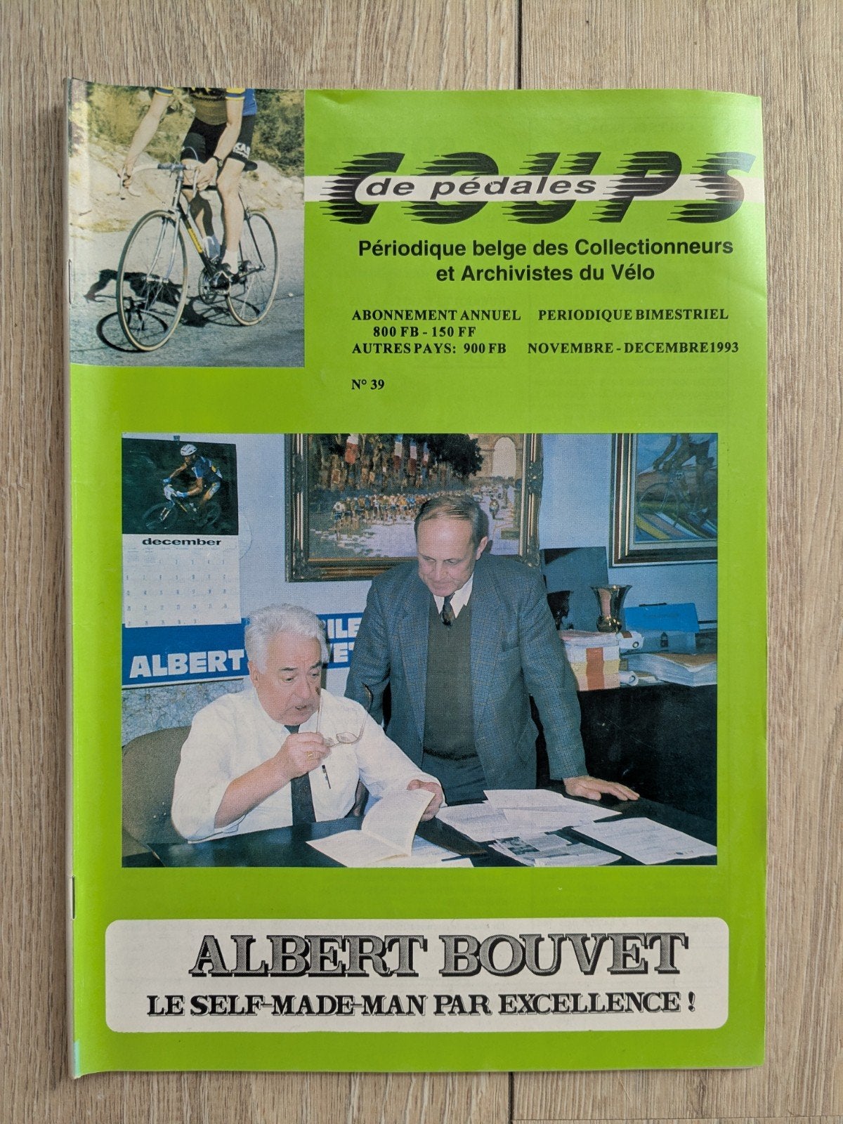 Coups de Pédales numéro 39 (1993), Enlèvement ou Envoi, Utilisé, Course à pied et Cyclisme