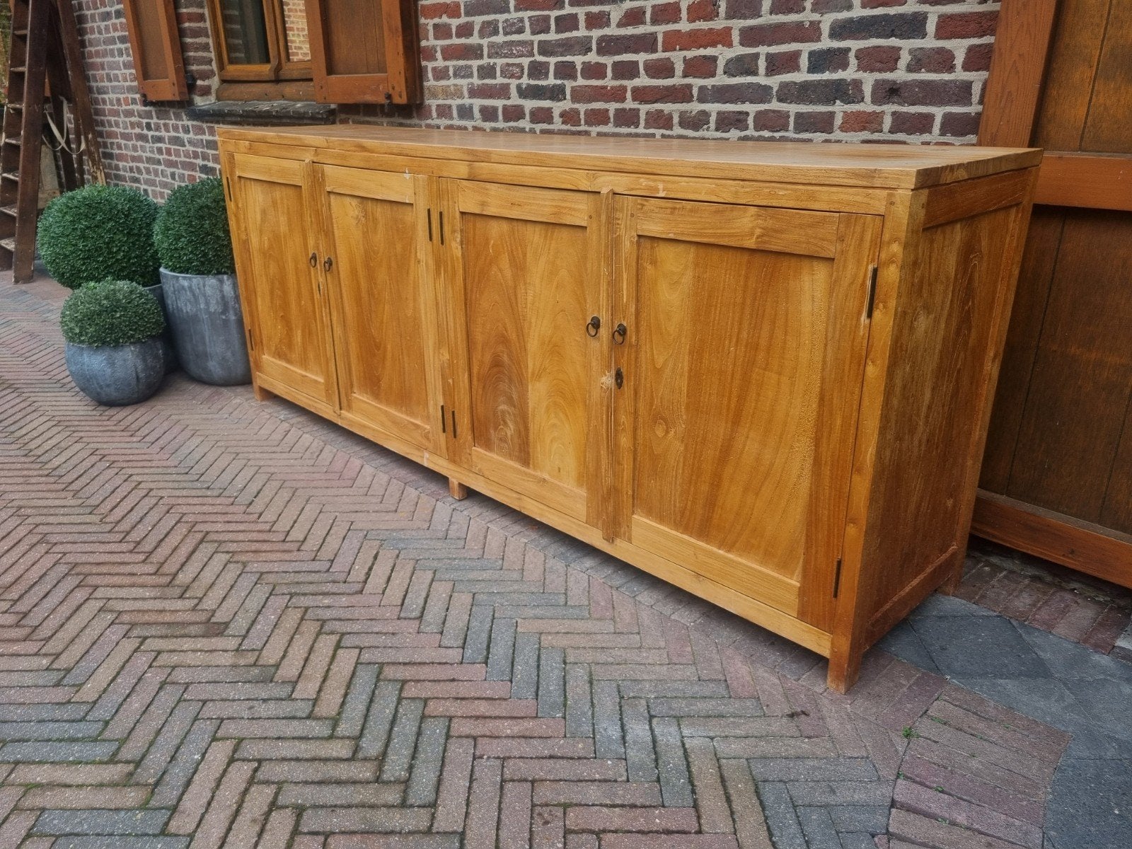 Buffet ART en teck :, Maison & Meubles, Teck, 25 à 50 cm, ., Comme neuf