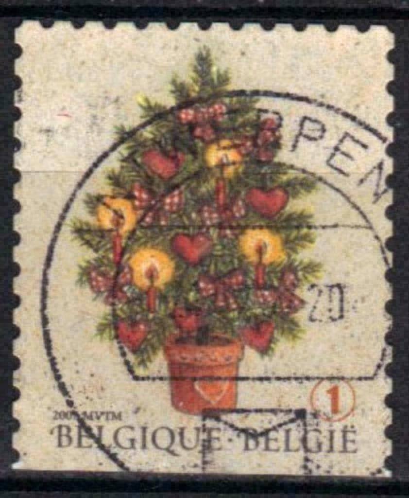 Belgique 2007 - Yvert 3718 /OBP 3714a - Sapin de Noël (ST), Envoi, Affranchi, Oblitéré, Noël
