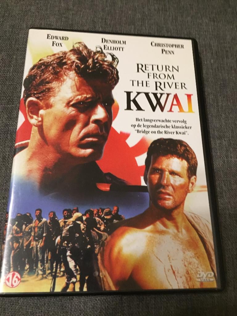 Dvd oorlog film Return from the River Kwai, Vanaf 16 jaar, Ophalen of Verzenden, Zo goed als nieuw, Oorlog