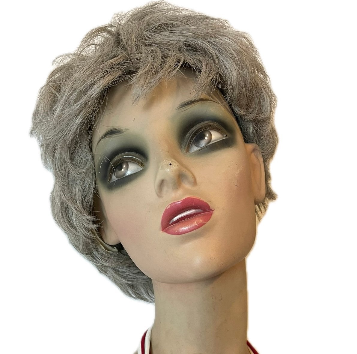 Vintage etalagepop „MORGANA” -Te restaureren, Hobby en Vrije tijd, Ophalen, Gebruikt, Paspop