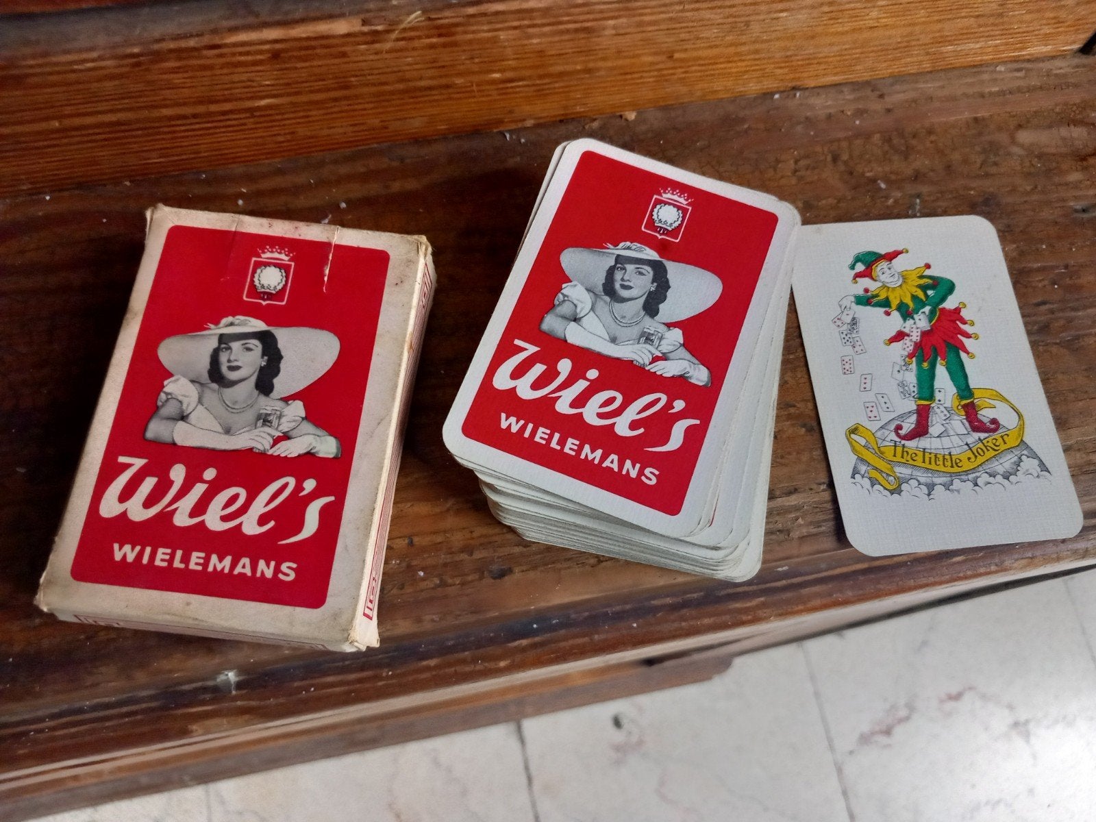 Wiel's Wielemans 52 cartes à jouer + joker., Collections, Enlèvement ou Envoi, Carte(s) à jouer