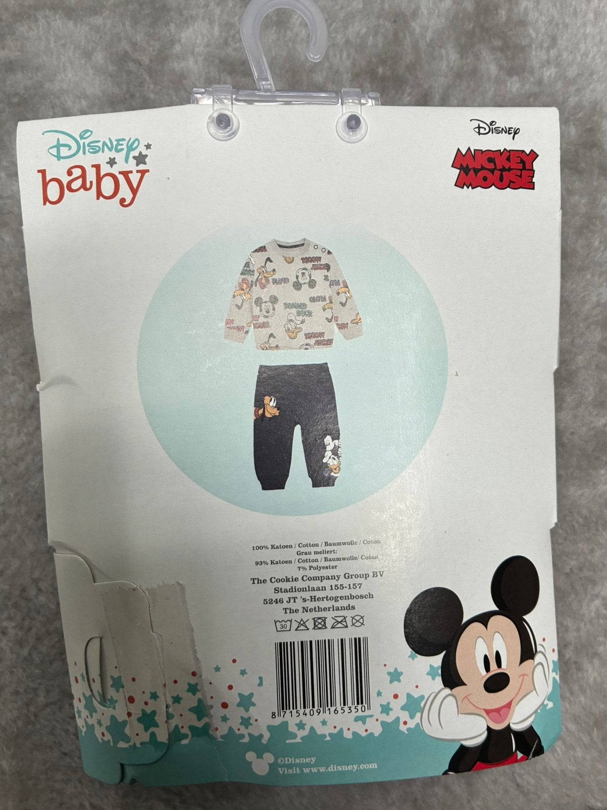 Disney jongens pyjama, Kinderen en Baby's, Ophalen of Verzenden, Nieuw, Maat 86