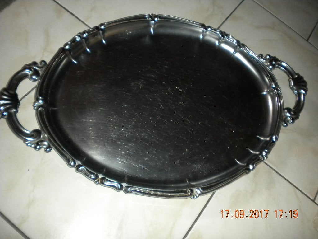 Opdien-/serveerschotel in Inox (1x), Ophalen