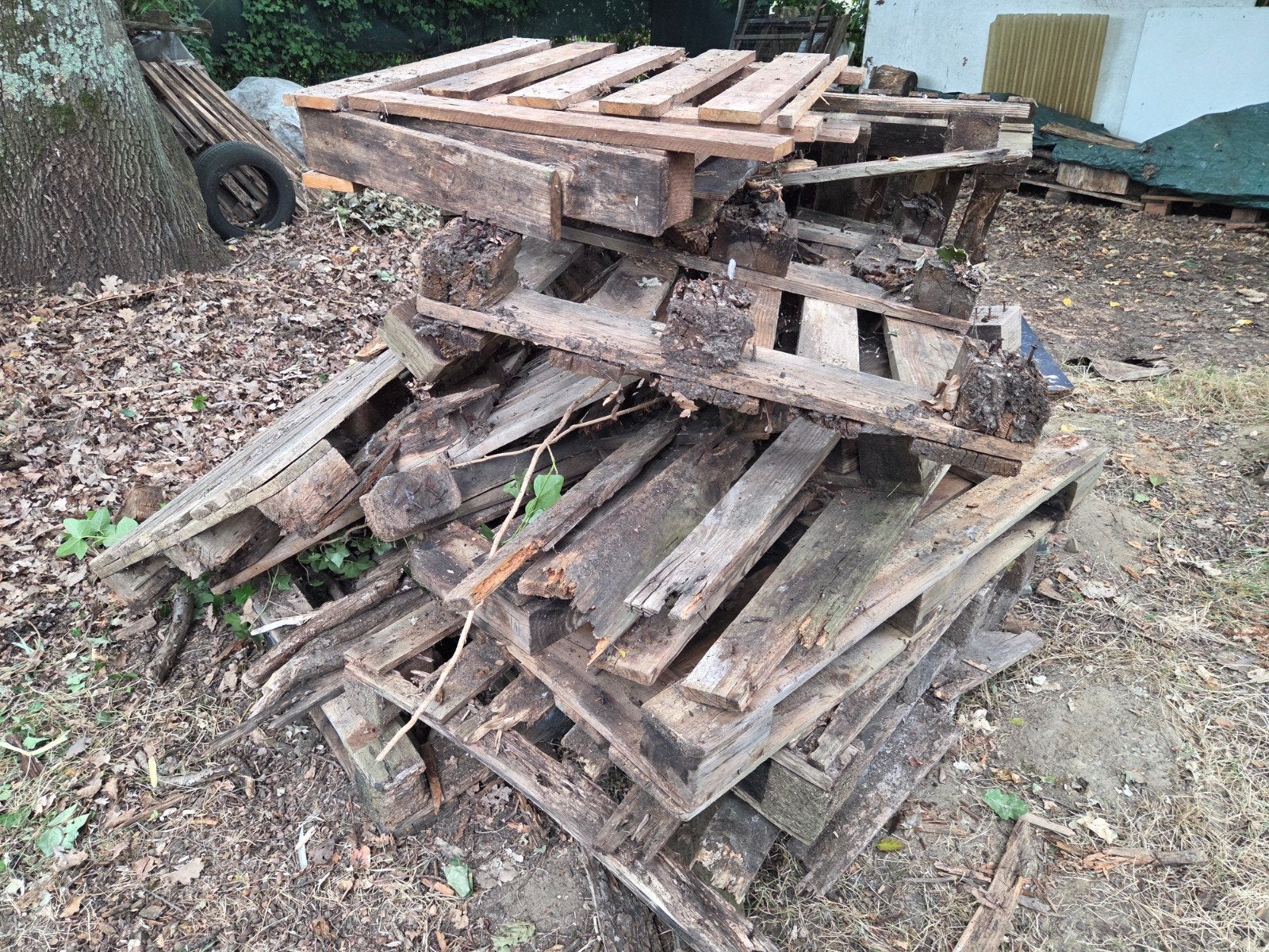 pallethout stookhout, Tuin en Terras, Brandhout, Ophalen