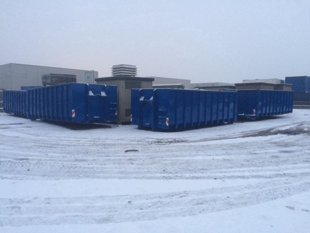 afzetcontainers vloeistofdicht 20 m3