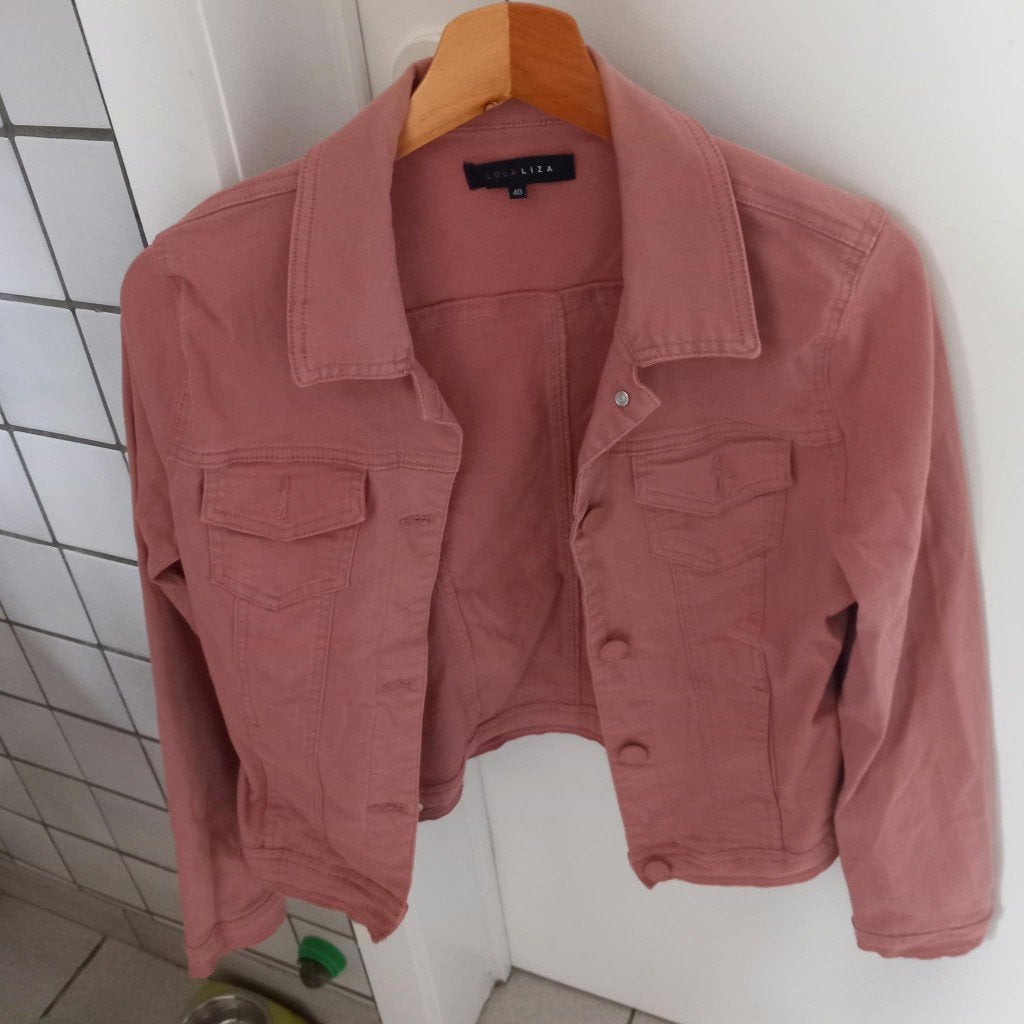 Jeansjas, Kleding | Dames, Ophalen, Gedragen, Maat 38/40 (M), Roze