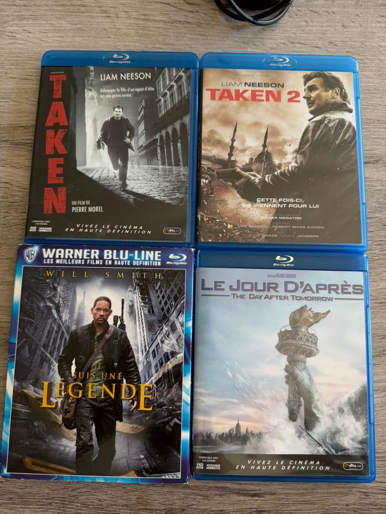 vend 4 film blu Ray comme neuf !, Enlèvement ou Envoi, Comme neuf