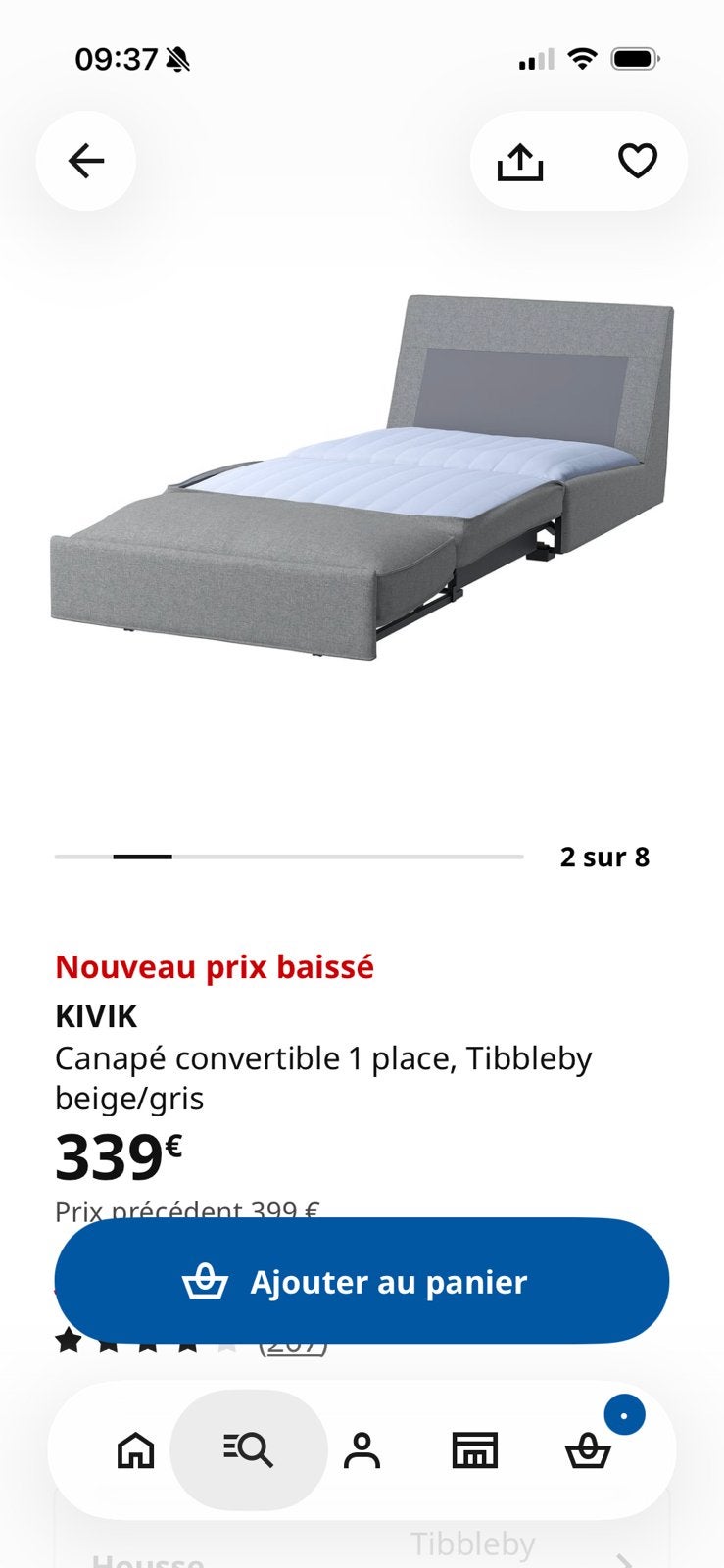 Ensemble kivik, Maison & Meubles, Enlèvement, Comme neuf