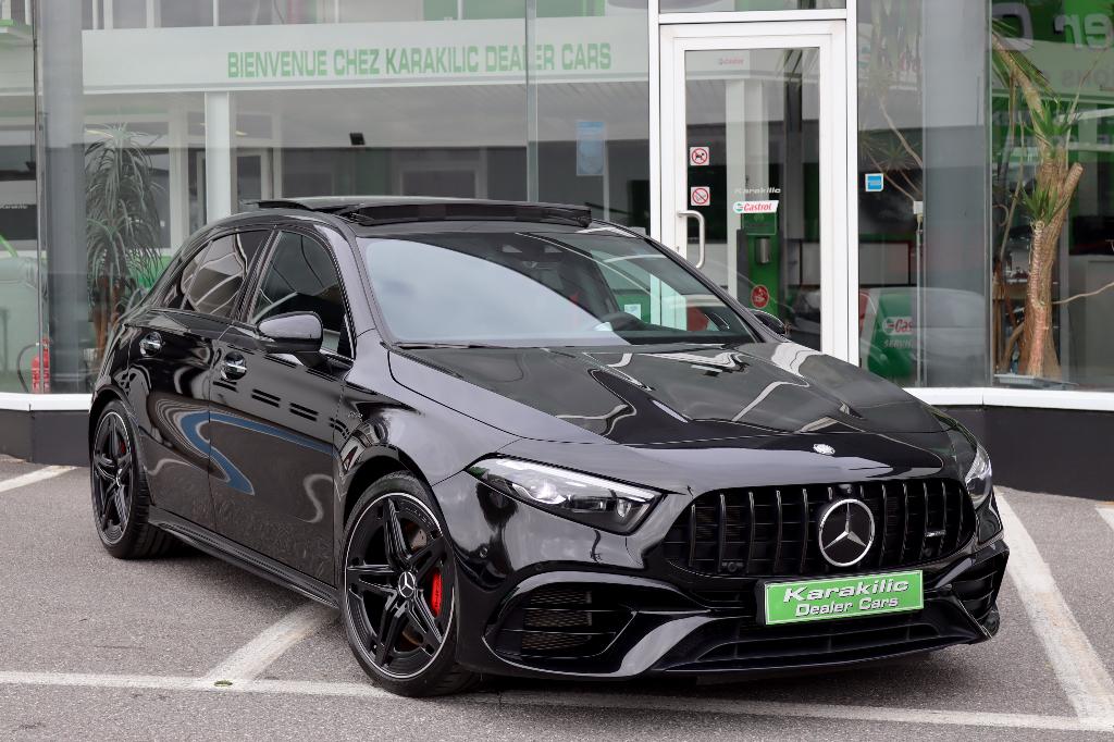 MERCEDES A45 S AMG 421CV 4MATIC+ PANO HEADUP BURMESTER LAZER, Auto's, Automaat, 4 deurs, 207 g/km, 4 cilinders