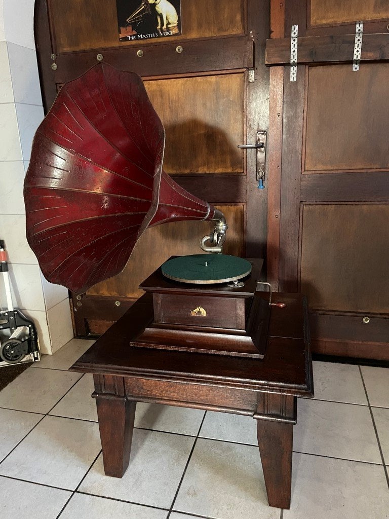 Grammofoon His Masters Voice, Antiek en Kunst, Ophalen