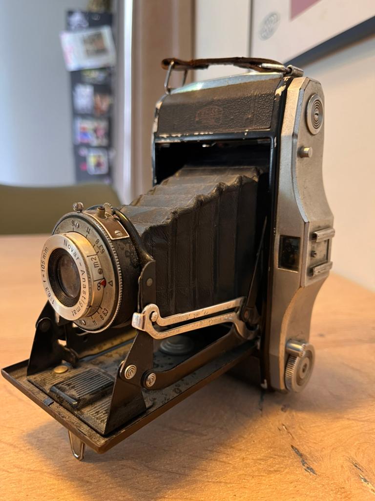 Zeiss Ikon Nettar plooicamera vintage / retro, Enlèvement ou Envoi, Utilisé