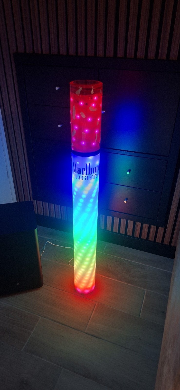 Epoxy resin vloerlamp, Huis en Inrichting, Lampen | Overige, Ophalen