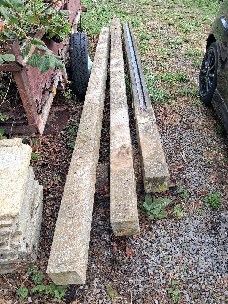 betonpalen, Ophalen, Gebruikt, 250 cm of meer, Palen