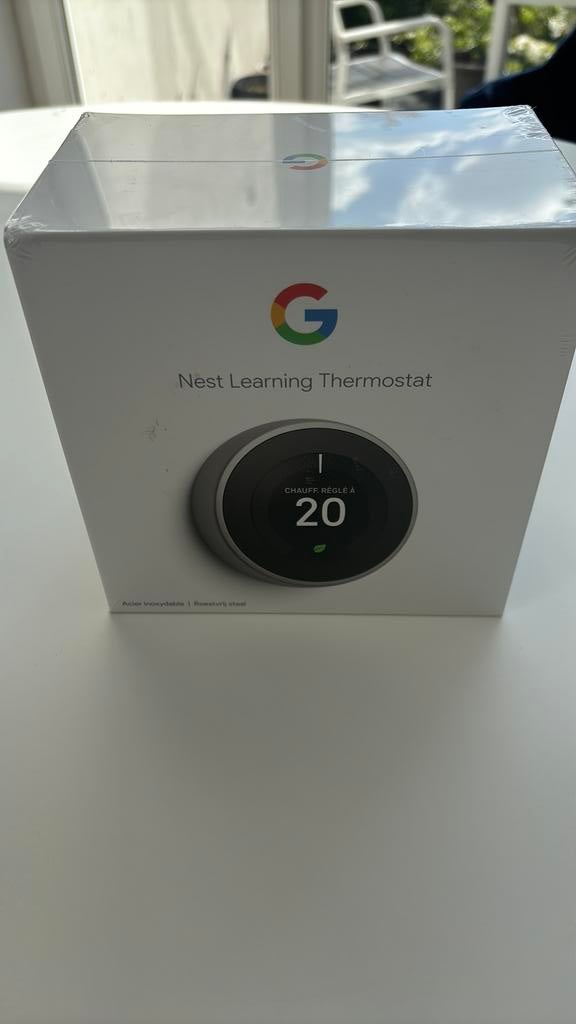 Google Nest Thermostaat 3e generatie, Doe-het-zelf en Bouw, Ophalen of Verzenden, Nieuw