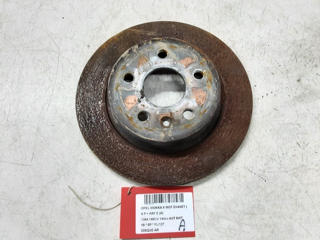 FREIN DISQUE ARRIÈRE Opel Mokka / Mokka X (01-2012/12-2019), Opel, Opel Automobile GmbH, Utilisé, Kontakt-opel@opel.com