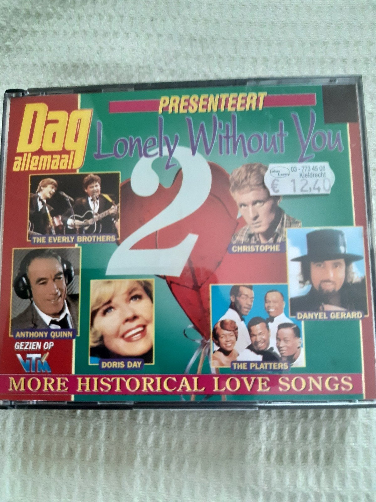 CD Box's  Lonely Whithout You Volume 2, Envoi