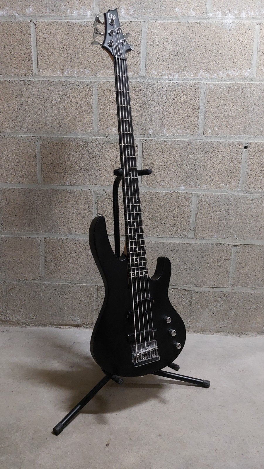 ESP LTD B-15 - 5-snarige bas, Muziek en Instrumenten, Snaarinstrumenten | Gitaren | Bas, Ophalen, Zo goed als nieuw, Elektrisch