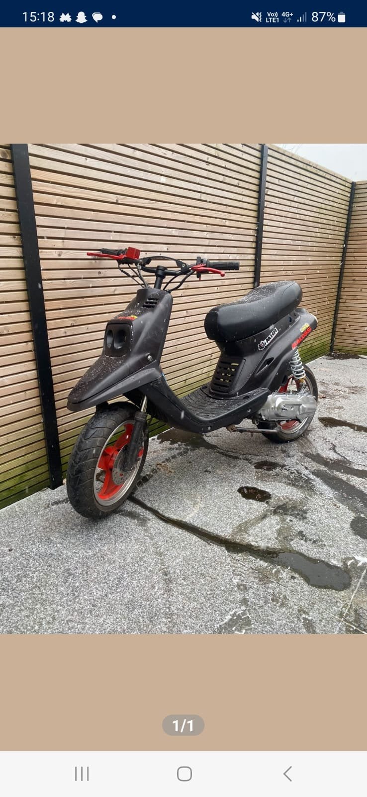 Booster, Fietsen en Brommers, Ophalen, Gebruikt, 45 cc, 0 versnellingen