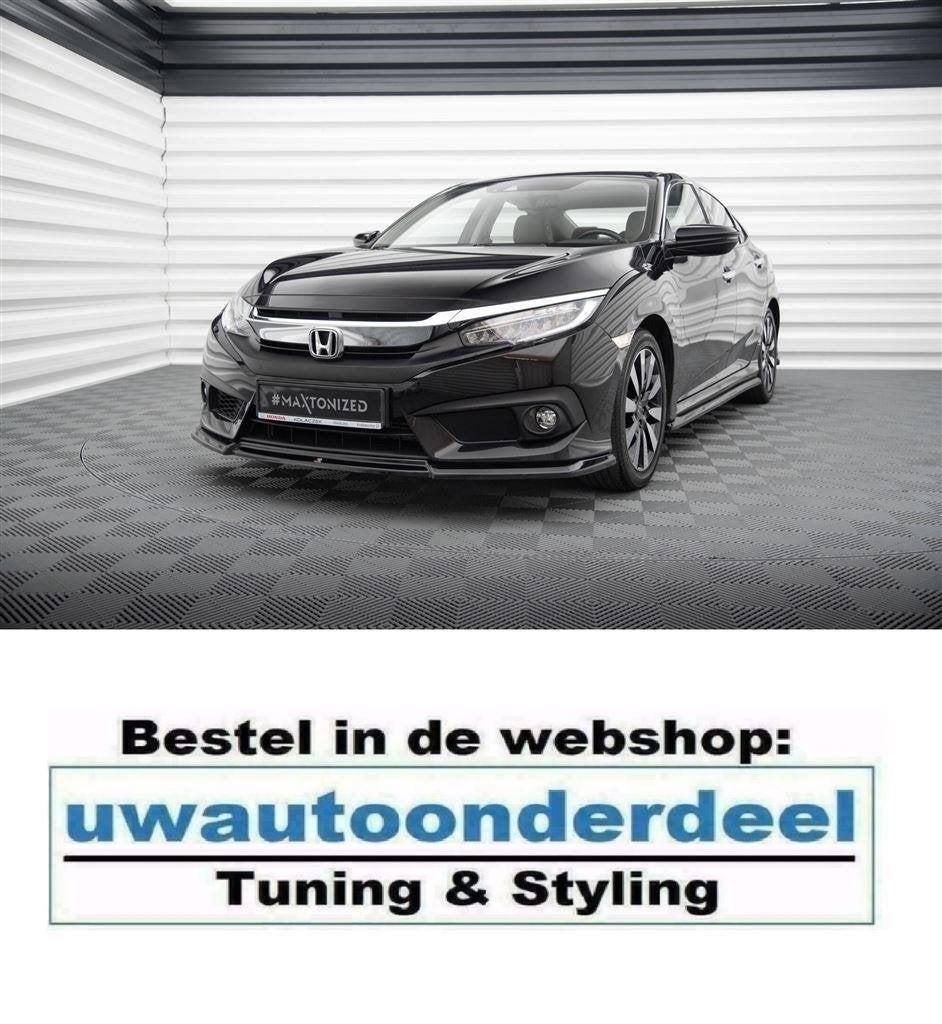 Maxton Design Spoiler Splitter Lip Honda Civic MK10, Verzenden