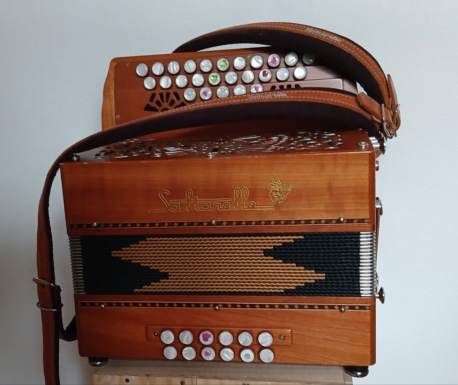 Accordéon diatonique Saltarelle 2 rangs 1/2, Musique & Instruments, Autres marques, Autres formats, Avec valise, Enlèvement