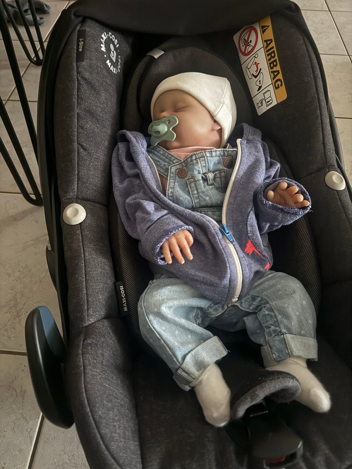 Reborn, Verzamelen, Ophalen of Verzenden, Zo goed als nieuw, Babypop, Levensecht of Reborn