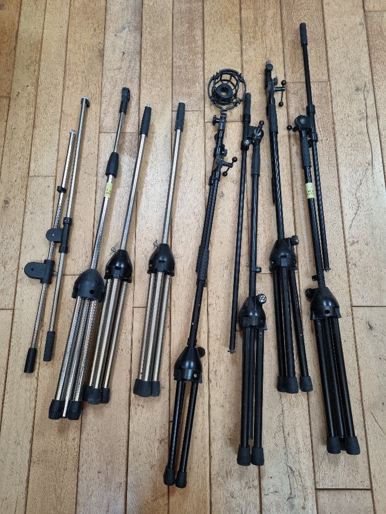 microfoonstandaarden x7, Muziek en Instrumenten, Standaarden, Ophalen, Gebruikt, Microfoon