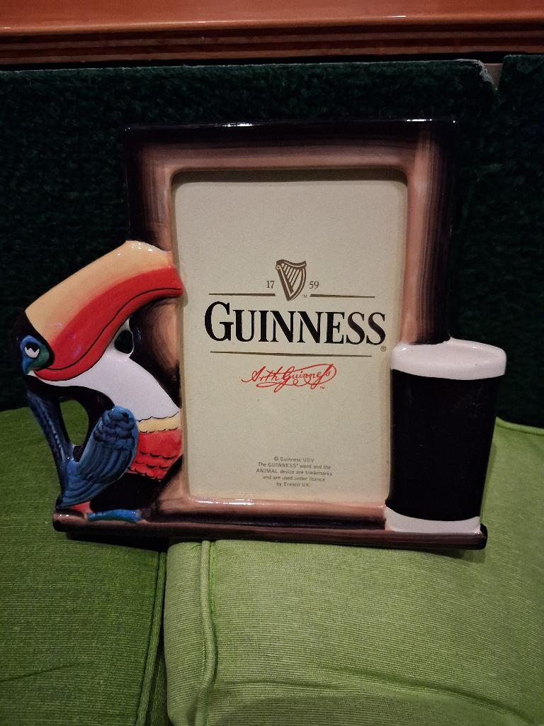 Guinness fotolijst met toekan, Verzamelen, Ophalen, Zo goed als nieuw, Overige typen