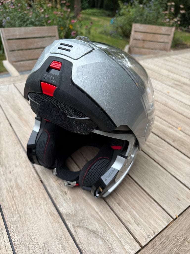 Systeemhelm Nolan 100-5 zilver maat S, Motoren, Kleding | Motorhelmen, Ophalen, Systeemhelm, Nolan, S
