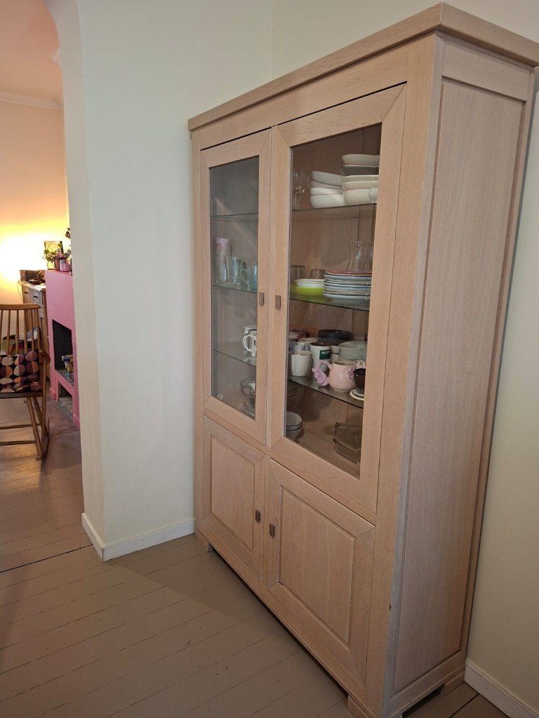 Vaisselier, Huis en Inrichting, Ophalen, Gebruikt, 100 tot 150 cm, Glas