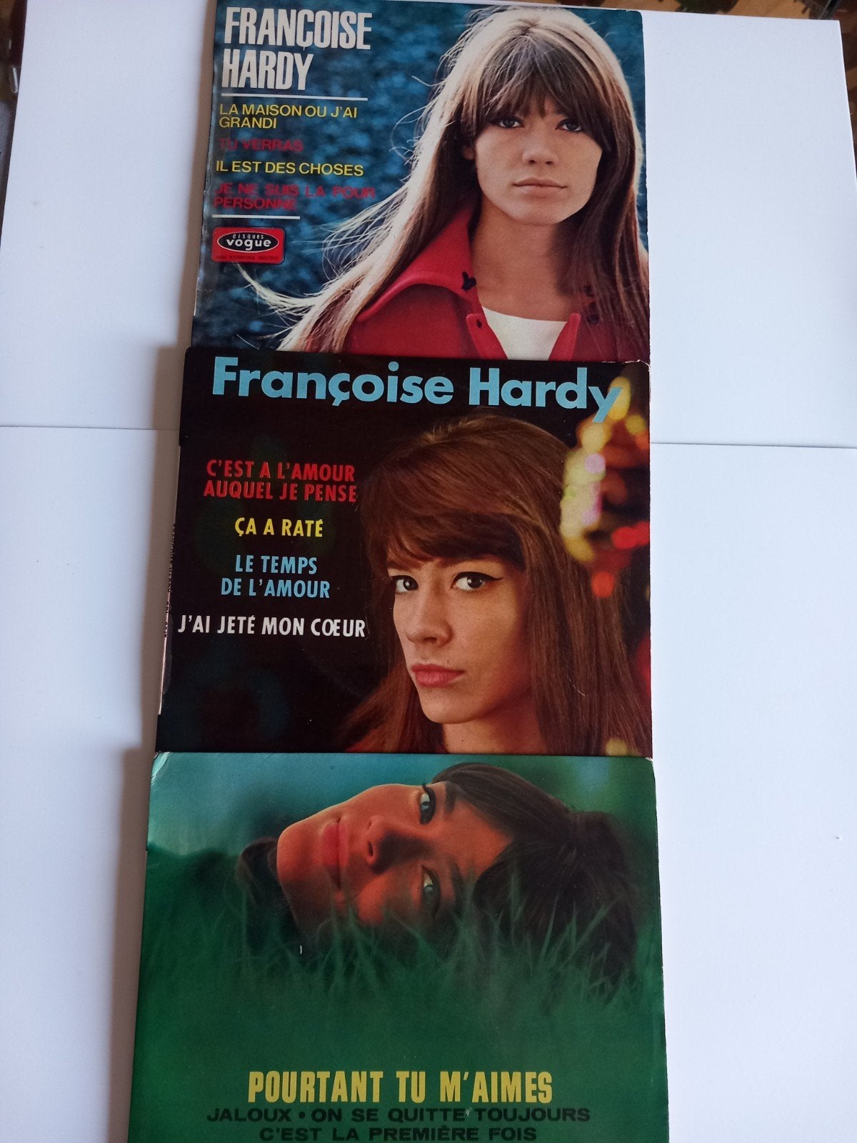 FRANCOISE HARDY. 60S.  3 EP 45T, Cd's en Dvd's, EP, EP
