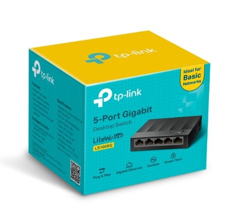 TP link 5-port Gigabit Nieuw LS1005G, Informatique & Logiciels, Commutateurs réseau, Enlèvement ou Envoi, Neuf
