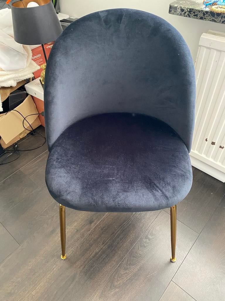 Stoel, Huis en Inrichting, Stoelen, Ophalen, Zo goed als nieuw, Zwart