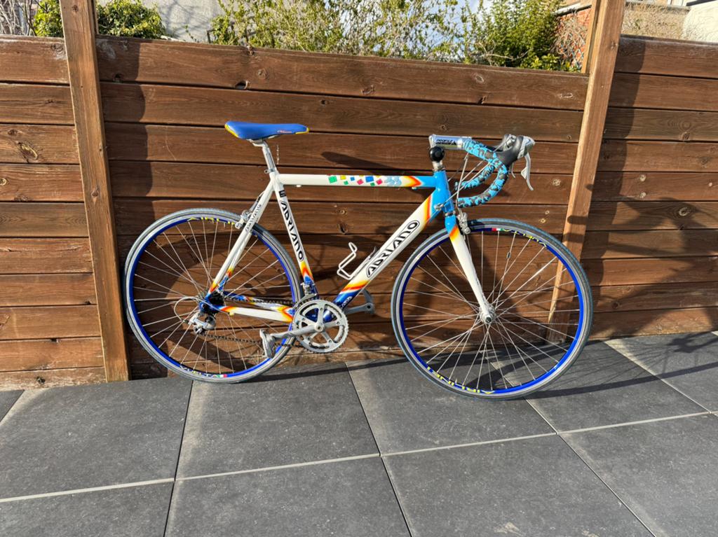 Adriano retrokoersfiets maat M volledig in orde., 28 inch, Velgrem, 15 tot 20 versnellingen, 53 tot 57 cm