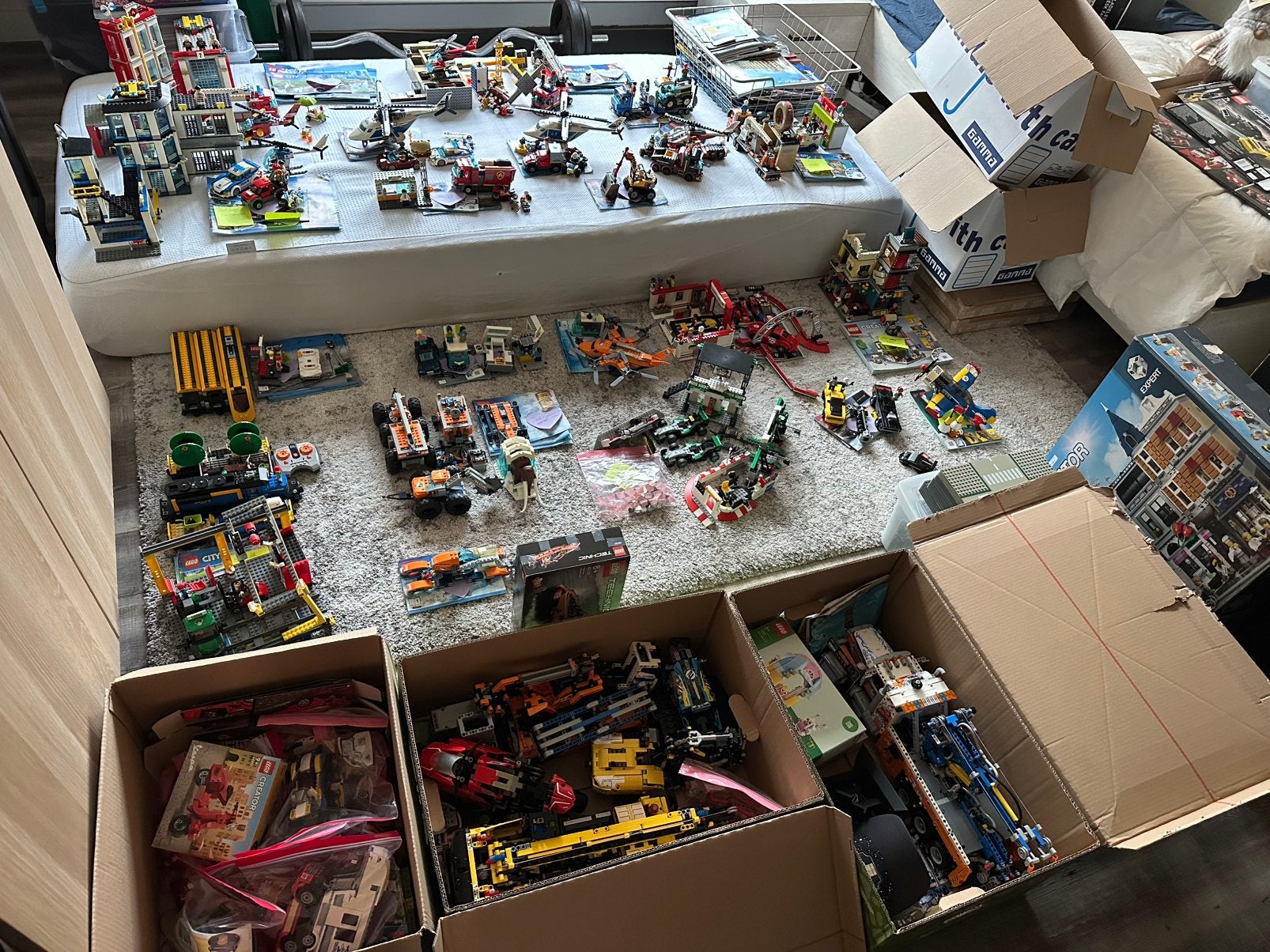 Groot LEGO Lot, Enfants & Bébés, Jouets | Duplo & Lego, Comme neuf, Lego, Ensemble complet, Complet, Boîte incluse, Instructions incluses