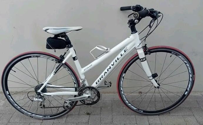 Koersfiets damesfiets Granville  28inch 24speed maat 45 S 🚴, Fietsen en Brommers, Fietsen | Racefietsen, 28 inch, Velgrem, Aluminium
