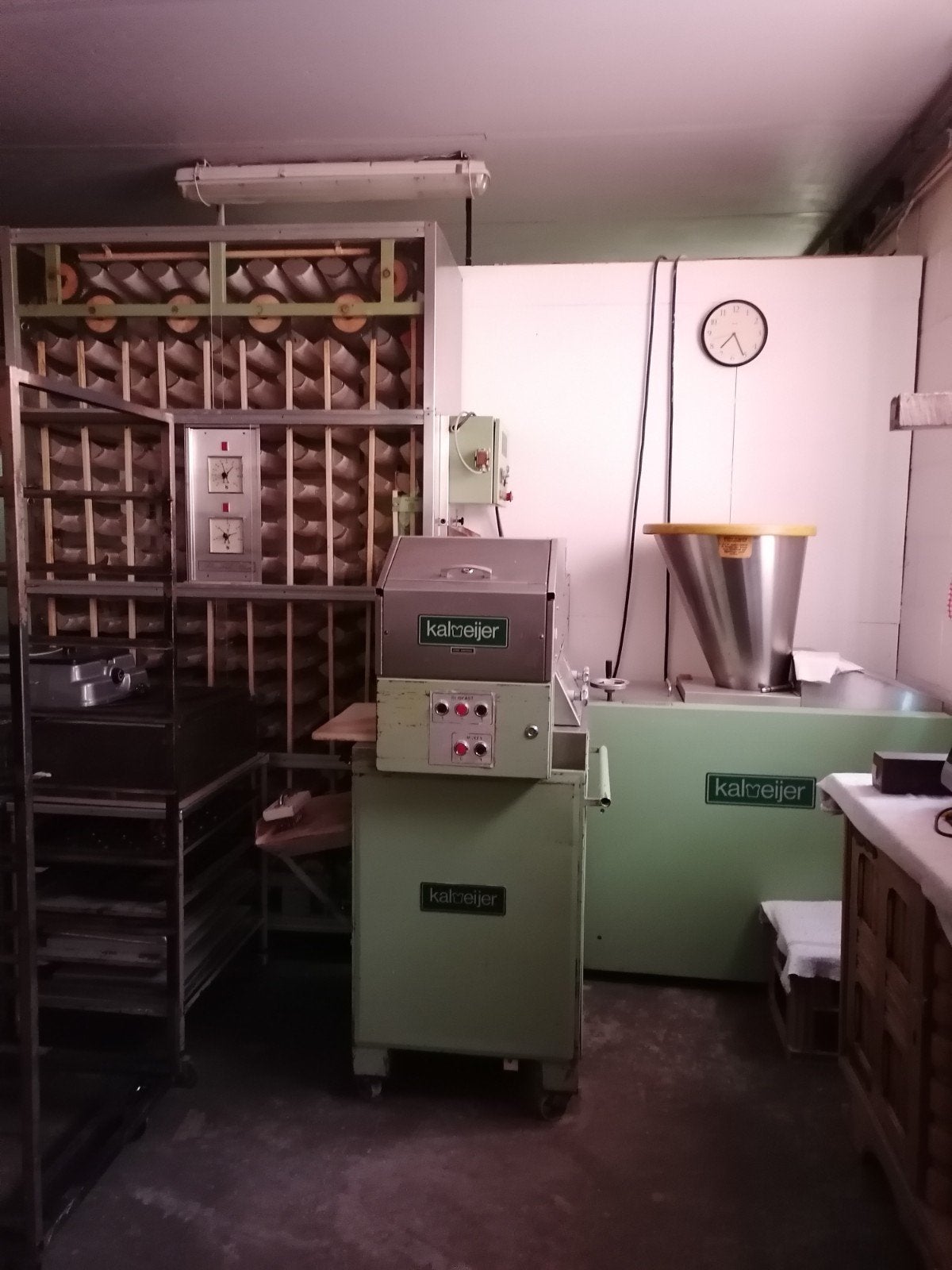 Kalmeijer brood machine, Enlèvement