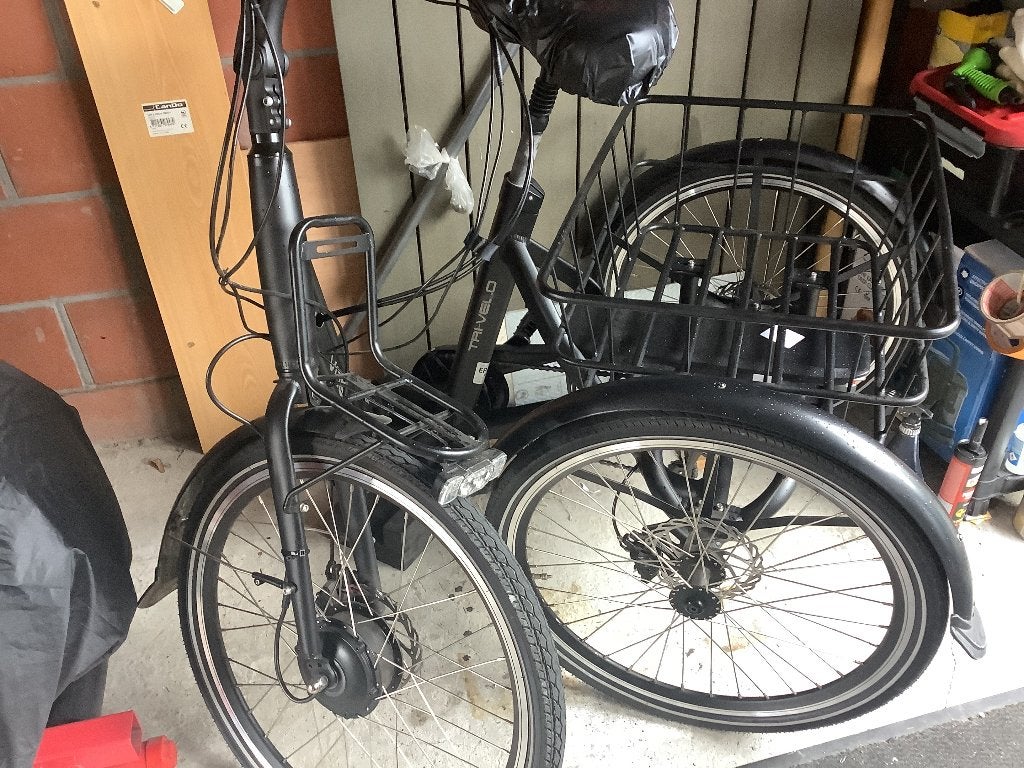 Elektrische driewieler, Fietsen en Brommers, Fietsen | Driewielfietsen, Ophalen, Gebruikt, Schijfrem