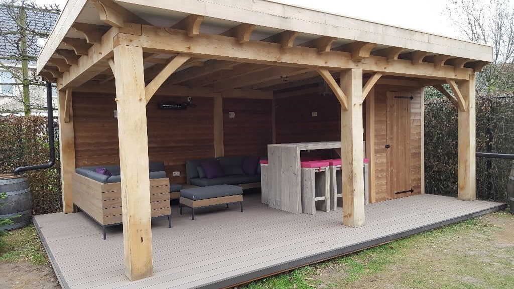 ( Tuin ) Tafel van hout op maat, Huis en Inrichting, Tafels | Eettafels, Ophalen of Verzenden, Nieuw, Overige houtsoorten