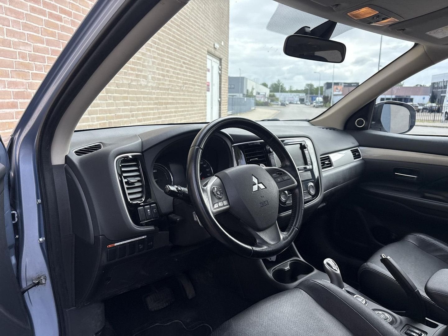 Mitsubishi Outlander 2.0 PHEV instyle | Leder | Pano | Clima, Auto's, Mitsubishi, Outlander, Zwart, Navigatiesysteem, Blauw