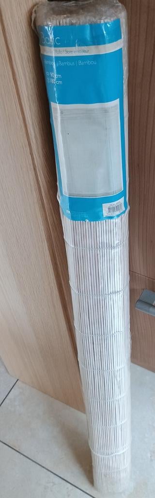 Rolgordijn bamboe, Huis en Inrichting, Ophalen, Nieuw, Crème, Bamboe