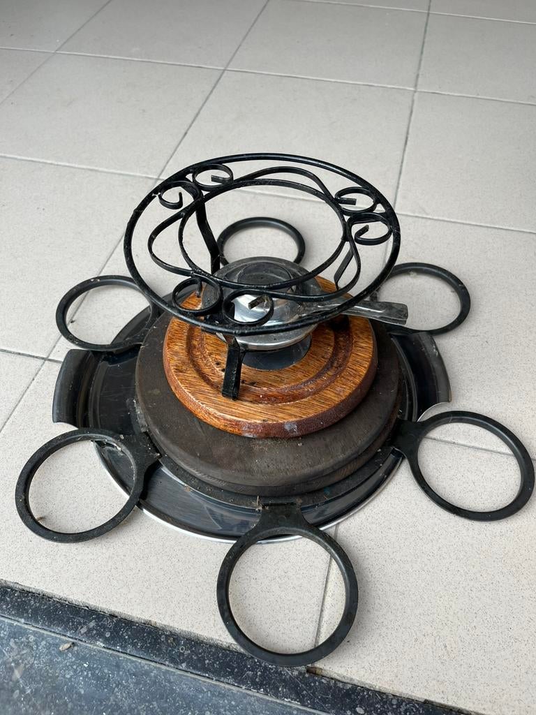 Appareil fondue ancien, Ophalen, Gebruikt