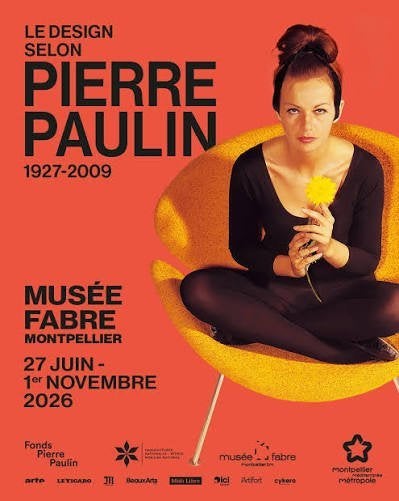 2x Le design selon Pierre Paulin - Musée Fabre Montpellier, Tickets en Kaartjes, Twee personen, Juli
