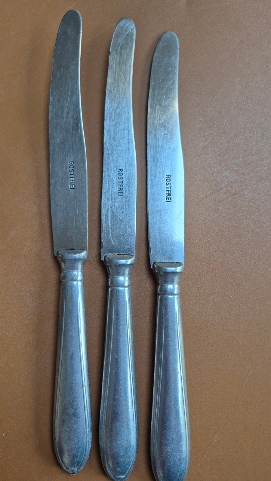 set de 3 couteaux de table allemand ww2, Antiquités & Art, Enlèvement ou Envoi