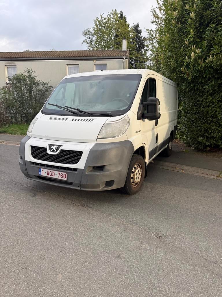 Peugeot Boxer 2008, Auto's, Euro 5, Stof, Zwart, Wit
