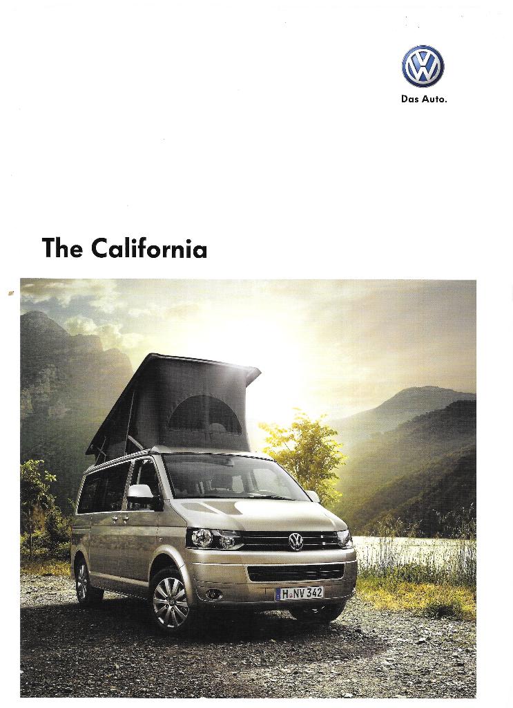 VOLKSWAGEN CALIFORNIA, Livres, Autos | Brochures & Magazines, Enlèvement ou Envoi, Comme neuf, Volkswagen